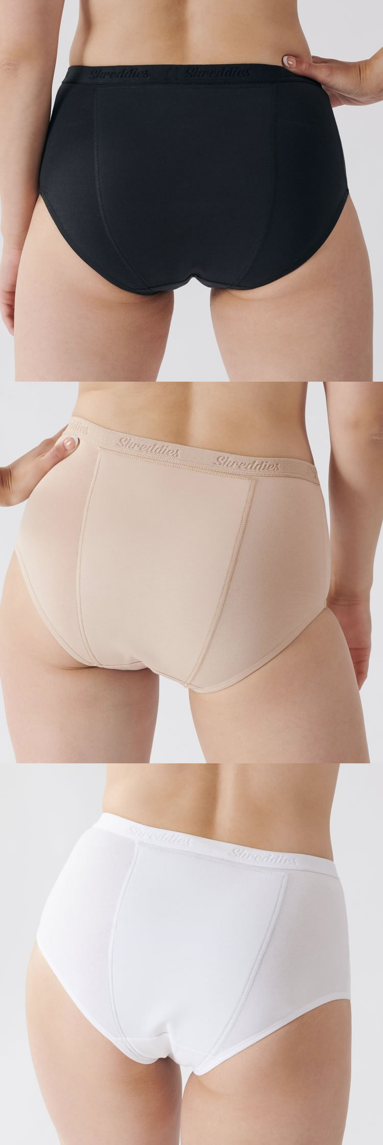 レディース　ハイウエストショーツ　おなら消臭パンツ