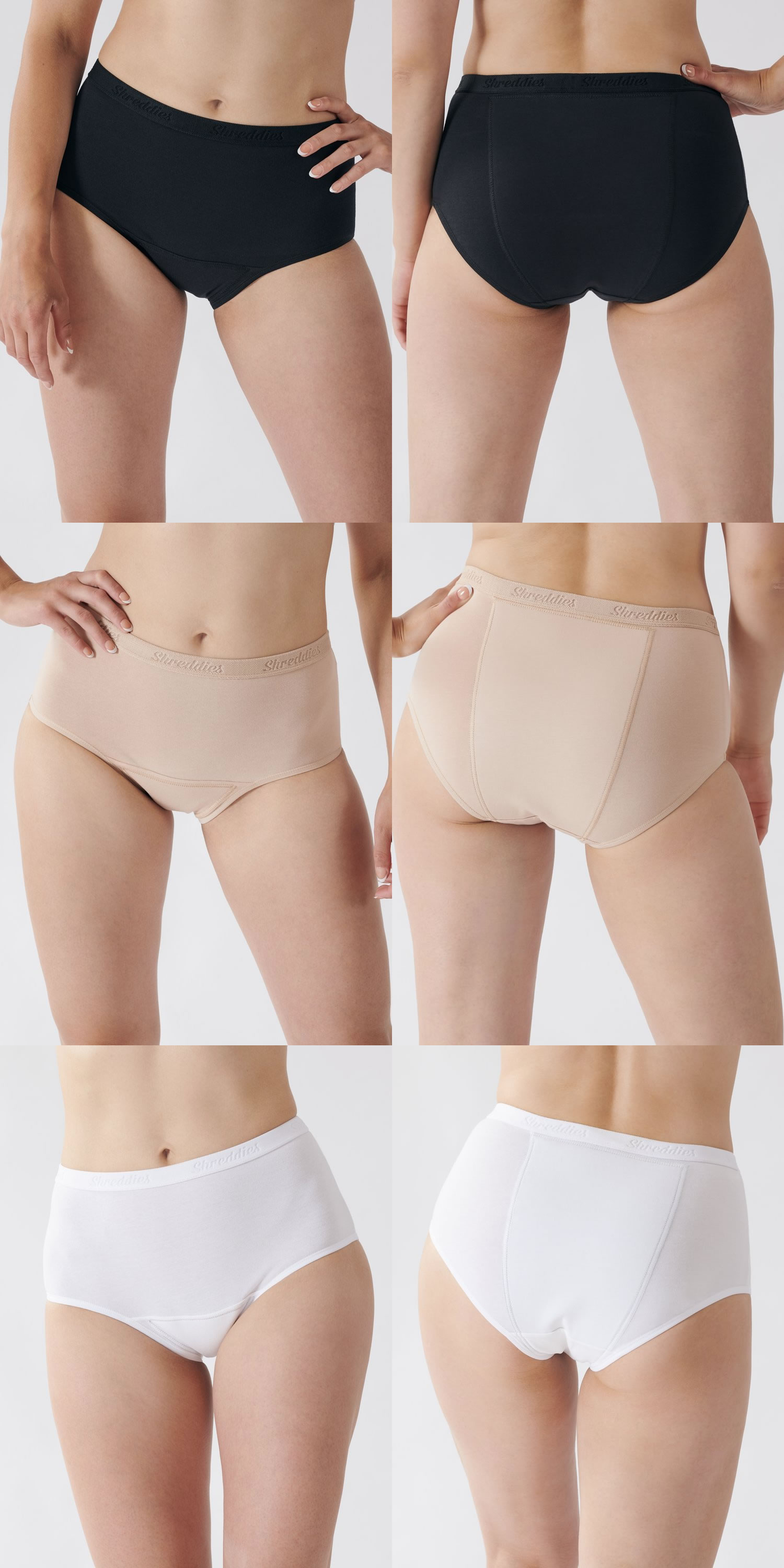 レディース　ハイウエストショーツ　おなら消臭パンツ